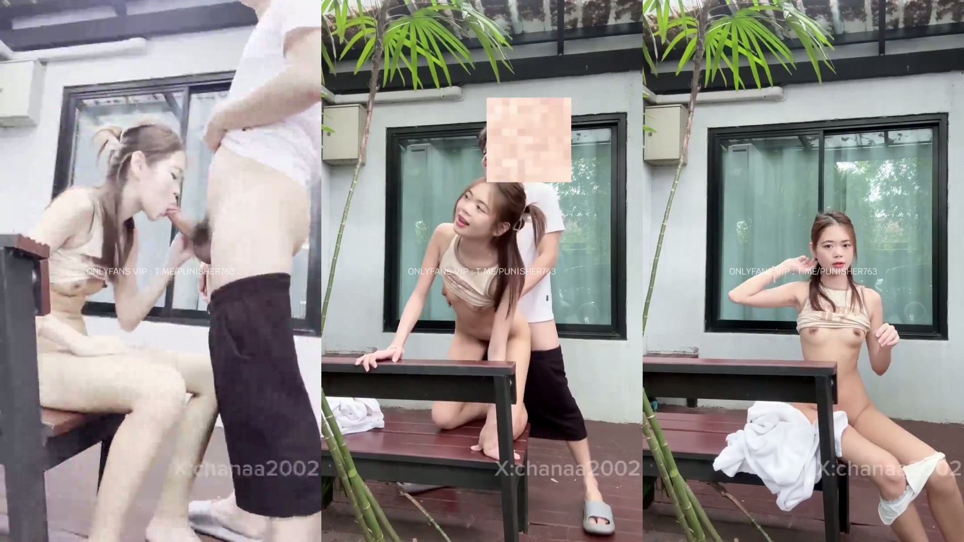 คลิปหลุดโอนลี่แฟน Chanaa2002 น้องณชาสาวหุ่นเด็ดๆ มาโดนแฟนหนุ่มตั้งกล้องแล้วเย็ดแบบจัดเต็ม มาเย็ดเอาท์ดอร์ มาโยกควเย็ดท่าหมาลีลาอย่างมันส์ โยกควยครางเสียวอย่างมันส์