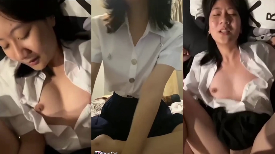 คลิปหลุด สาวนักศึกษาหุ่นบางๆ มาโดนแฟนหนุ่มมาจับแหวกขาเย็ดคาชุดซอยหีกันอย่างเด็ด ร่อนเอวโครตแจ่มเย็ดกระแทกหีลีลาอย่างแจ่มซอยหีนวดนมโครตแจ่มจัดๆลีลาอย่างมันส์งานดีจัดๆ