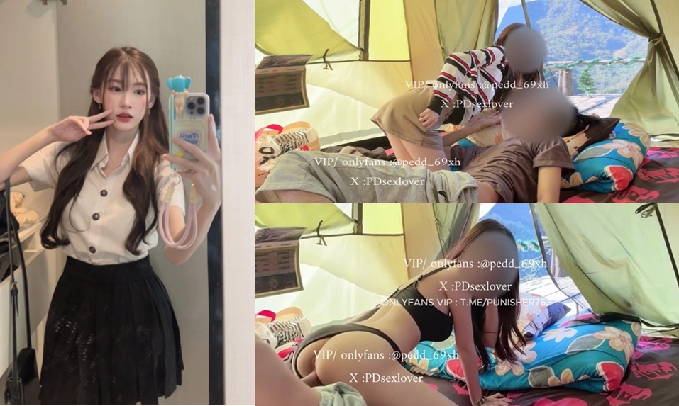 คลิปหลุดOnlyfans pedd_69xh โดนผัวชวนเย็ดให้ดูดควยโม๊คสดเสียวๆชมวิวเขายามเช้าแบบฟินๆ ก่อนแอ่นหีโผล่หัวออกนอกเต็นท์แล้วซอยหีรัวๆแบบไม่ยั้ง
