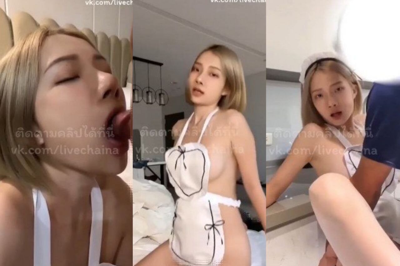 คลิปหลุดvk ใส่ชุดยั่วเย็ดผัวเจอกระแทกหีคาห้องครัว ก่อนมาขึ้นขย่มควยต่อบนเตียง ครางเสียวหีจนน้ำแตก